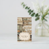 Carte De Visite Boulangerie vintage Chic (Debout devant)