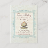 Carte De Visite Boulangerie Vintage de Paris (Dos)