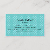 Carte De Visite Boulangerie Whimsical Cupcake (Dos)