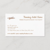 Carte De Visite Boulangerie Whisk Rolling Pin Brown Logo (Dos)