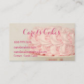 Carte De Visite Boulangeries de conception de gâteaux et de gâteau (Devant)