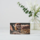 Carte De Visite Boulangeries de conception de gâteaux et de gâteau (Debout devant)