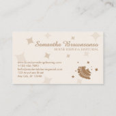 Carte De Visite Boule Brown d'ivoire Ménagère Nettoyage Lavage (Dos)