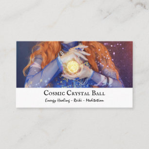 Carte De Visite Boule de cristal de méditation Reiki Guérison éner