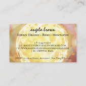 Carte De Visite Boule de cristal Energie Guérison Reiki Méditation (Dos)