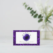 Carte De Visite Boule de cristal violet et antimémitisme (Debout devant)