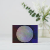 Carte De Visite Boule de Crystall de quartz (Debout devant)