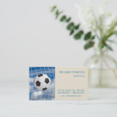 Carte De Visite Boule de football (Debout devant)