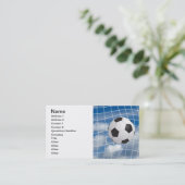 Carte De Visite Boule de football (Debout devant)
