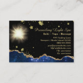 Carte De Visite *~* Boule d'énergie légère Purple Or Agate (Dos)