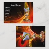 Carte De Visite BOULE D'HYGÉIE, PHARMACIE Médecine Orange Jaune (Devant / Derrière)