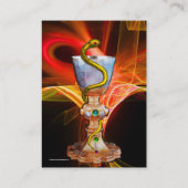 Carte De Visite BOULE D'HYGÉIE, PHARMACIE Médecine Orange Jaune (Dos)