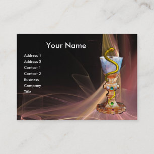 Carte De Visite BOULE D'HYGÉIE, PHARMACIE Médecine rose Brown