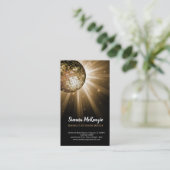 Carte De Visite Boule d'or Disco (Debout devant)