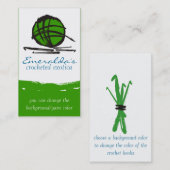 Carte De Visite boule faite sur commande de crochets de crochet de (Devant / Derrière)