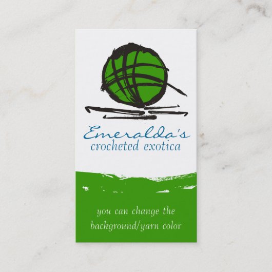 Carte De Visite boule faite sur commande de crochets de crochet de (Devant)