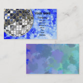 Carte De Visite Boule miroir (Devant / Derrière)