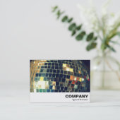 Carte De Visite Boule miroir (Debout devant)