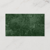 Carte De Visite Bouleau d'argent - Vert foncé (Dos)