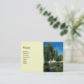 CARTE DE VISITE BOULEAUX EN TOSCANE (Debout devant)