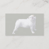 Carte De Visite Bouledogue Fier (Dos)