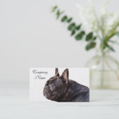 Carte De Visite Bouledogue français (Debout devant)