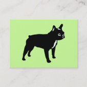 Carte De Visite Bouledogue français (Devant)