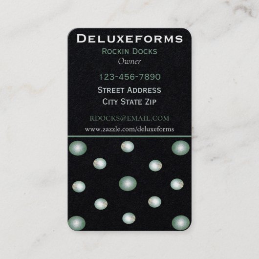 Carte De Visite Boules de neige (Devant)