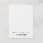 Carte De Visite Boulette de poisson rouge Mutant ACEO Artistes Tra (Dos)