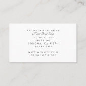 Carte De Visite Boulon à pain pour sacs à grains (Dos)