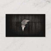 Carte De Visite Boulon de foudre; noir Cool (Dos)