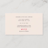 Carte De Visite Boulon d'ustensile de cuisson et de Cuisine aquare (Dos)