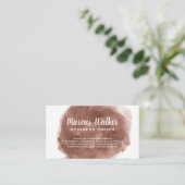 Carte De Visite Boulot d'aquarelle (Debout devant)