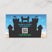 Carte De Visite BOUNCE HORAIRE INFLATABLES PARTI QR Code (Devant)
