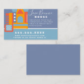 Carte De Visite Bounce Inflatables House Fête Carnaval Locations (Devant / Derrière)