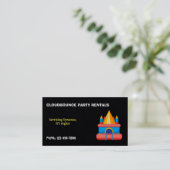 Carte De Visite Bounce Rentals Premium (Debout devant)