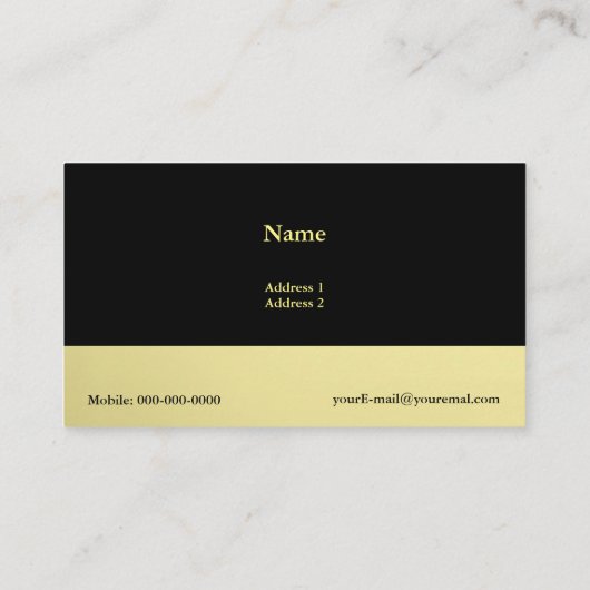 Carte De Visite Bounty Hunter (Dos)