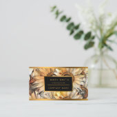 Carte De Visite Bouquet d'aquarelle Collection de fleurs de soleil (Debout devant)