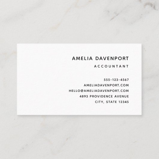 Carte De Visite Bouquet de fleurs gris-jaune orange (Dos)