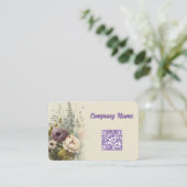 Carte De Visite Bouquet de Floral (Debout devant)