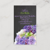 Carte De Visite Bouquet de mariées PixDezines, fleuristes/tableau (Dos)