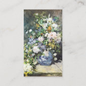 Carte De Visite Bouquet de printemps de Pierre Renoir, Fleurs Vint (Dos)