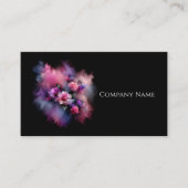 Carte De Visite Bouquet de roses Abstraites (Devant)