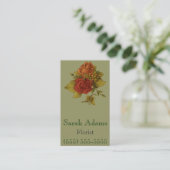 Carte De Visite Bouquet des fleurs (Debout devant)