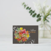 Carte De Visite Bouquet nuptiale PixDezines, fleuristes/do-it-your (Debout devant)