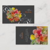 Carte De Visite Bouquet nuptiale PixDezines, fleuristes/do-it-your (Devant / Derrière)