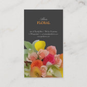 Carte De Visite Bouquet nuptiale PixDezines, fleuristes/do-it-your (Dos)