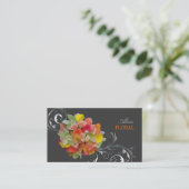 Carte De Visite Bouquet nuptiale PixDezines, fleuristes/do-it-your (Debout devant)