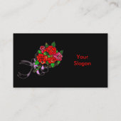 Carte De Visite Bouquet rose (Dos)