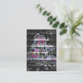 Carte De Visite Bouquet Techno (Debout devant)